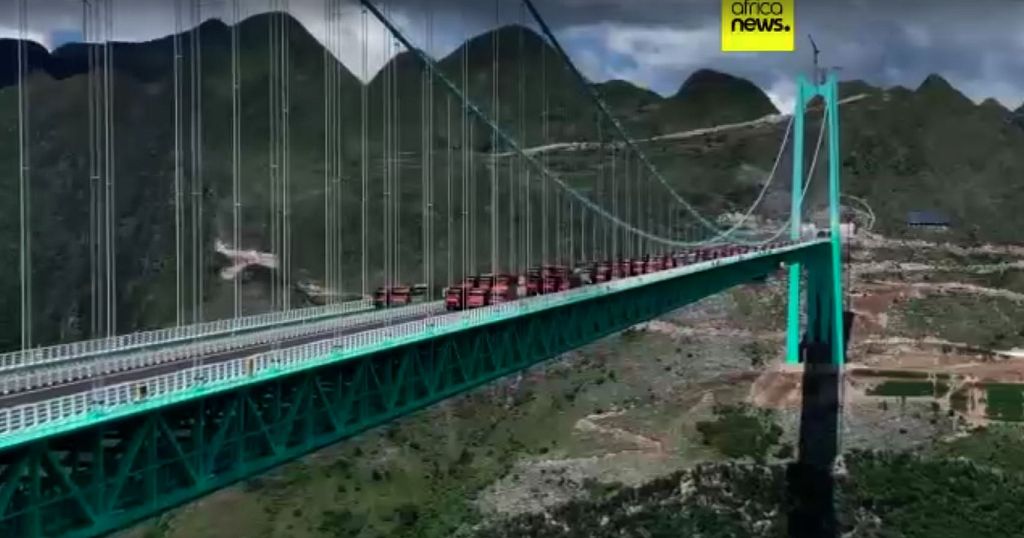 World’s tallest bridge completes load test in South West China