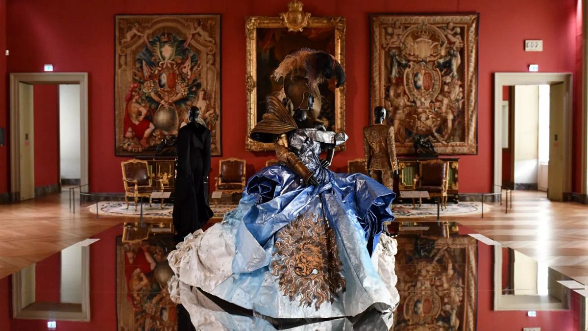 ‘Louvre Couture’ exhibition in Paris breaks record to become Louvre’s second most visited showcase