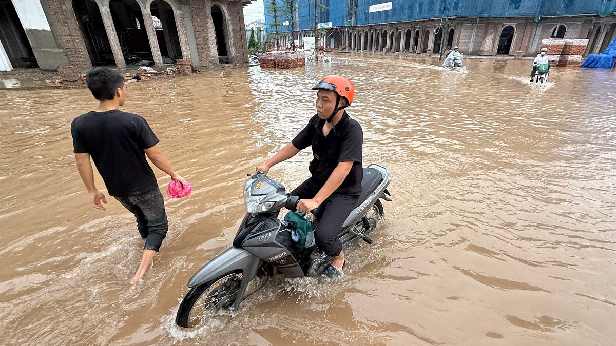 At least eight dead after heavy rain causes flooding and landslides in Southeast Asia