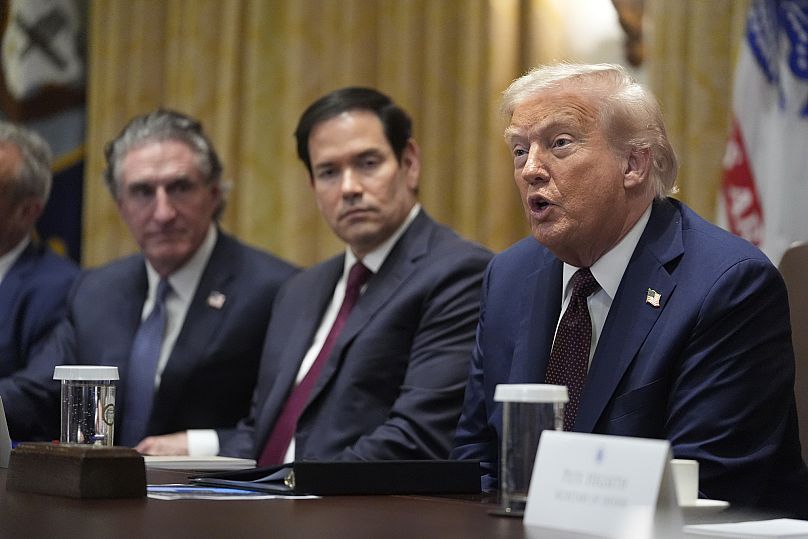 US President Donald Trump speaks during a cabinet meeting in the White House, 26 August, 2025