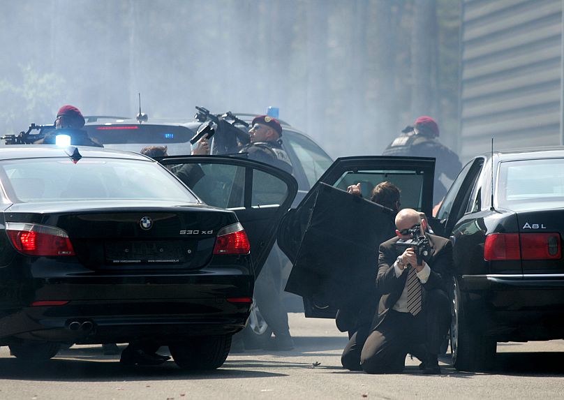 Avusturya'nın özel polis birimi Cobra, 16 Mayıs 2008.