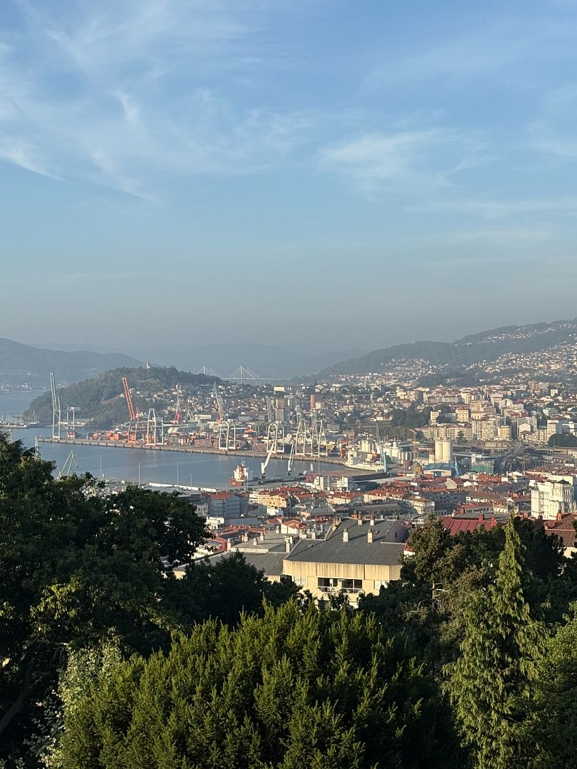 Vista de Vigo desde Monte do Castro.