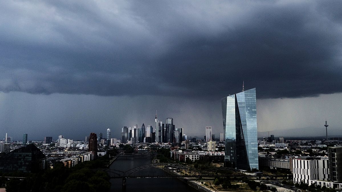 Eurozone economic mood slips: French political crisis adds to worries