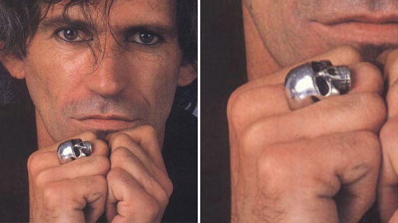 Keith and his famous skull ring