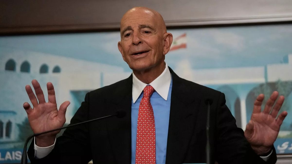 US diplomat Tom Barrack apologises for using word 'animalistic' to describe reporters in Lebanon