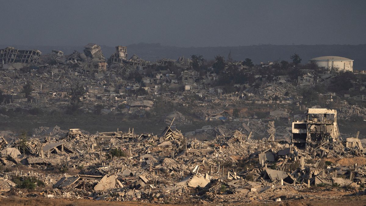 Plumes of smoke rise over Gaza as Israel prepares expanded offensive