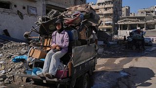 Families leave Gaza City ahead of expanded Israeli offensive