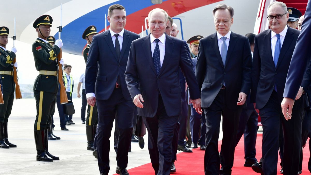 Putin arrives in China for key regional security summit amid stalled Ukraine peace talks
