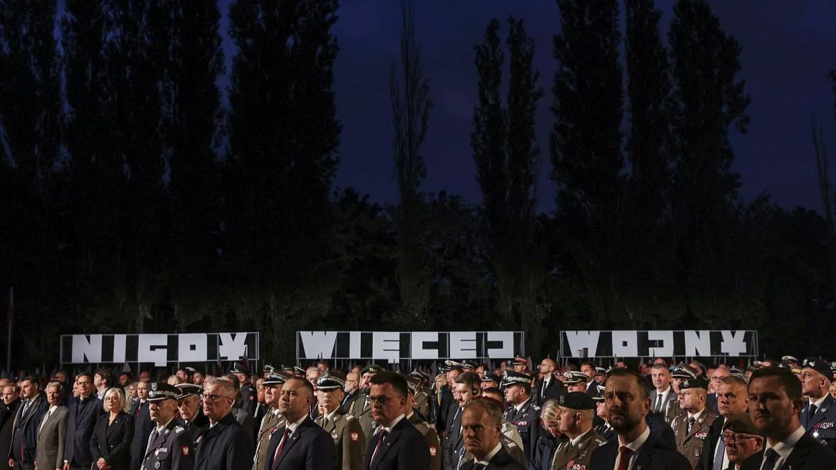 Pologne : la commémoration de la Seconde Guerre mondiale révèle les divergences entre Donald Tusk et Karol Nawrocki