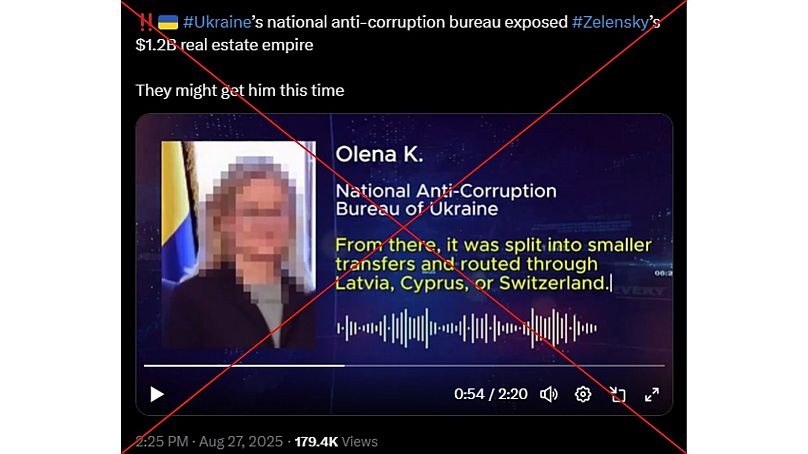 The video and the captions associated with it are false