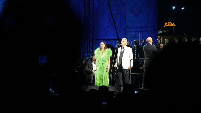 Andrea Bocelli's concert in Registan Square, Samarkand