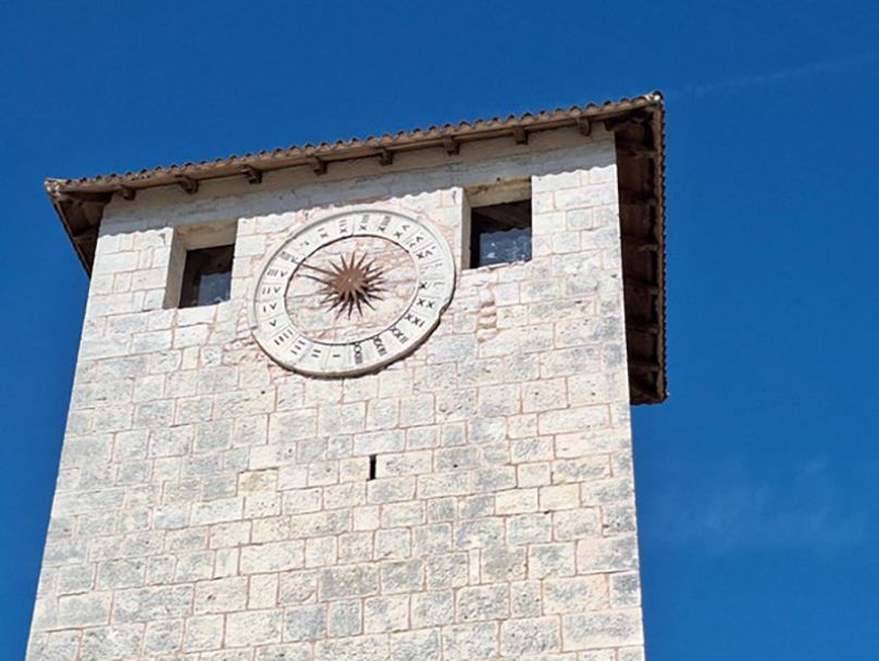 One of the towers at Morosini-Grimani Castle