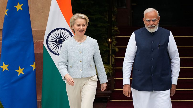 Von der Leyen ve Modi, bağları güçlendirme sözü verdi.