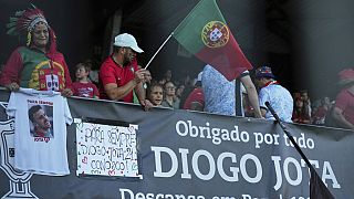 Football : l'hommage de la fédération portugaise à Diogo Jota et Jorge Costa
