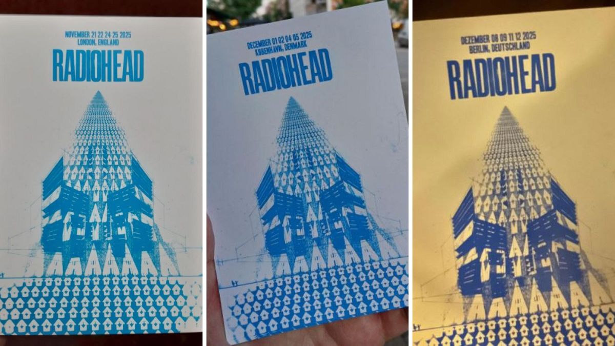 Flyer frenzy: Are Radiohead teasing their first gigs in seven years in European cities?
