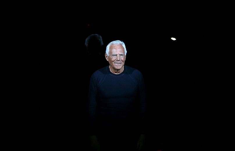 Giorgio Armani at Milan Fashion Week - 13 Jan 2014