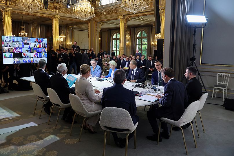 French President Emmanuel Macron attends a summit on Ukraine in Paris, 4 September, 2025