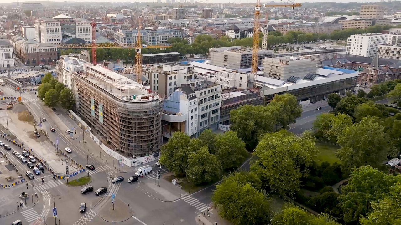 Former Cintroen Garage dated from 1935 is being reconverted into a cultural hub