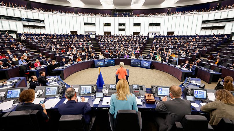 Ursula von der Leyen will deliver her speech in Strasbourg.