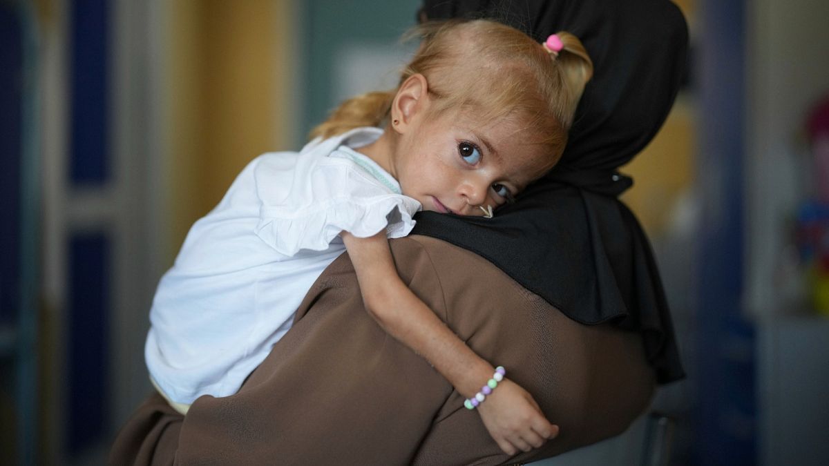 Gaza toddler evacuated to Italy shows signs of recovery from rare disease and severe malnutrition