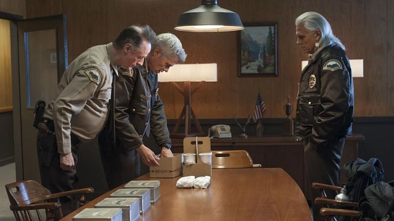 Michael Horse as Deputy Hawk in 'Twin Peaks: The Return'.