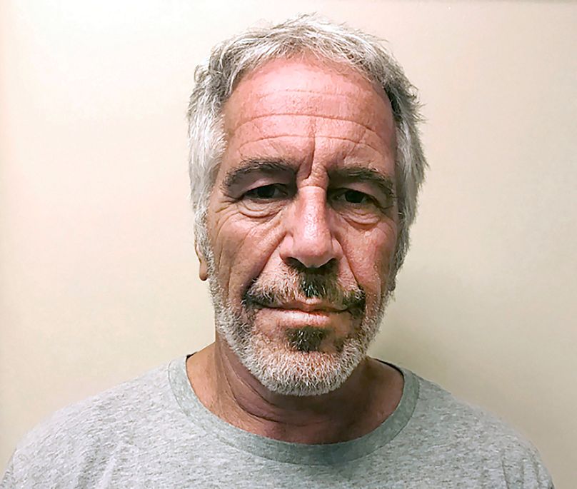 FILE - This 2017 photo, provided by the New York State Sex Offender Registry, shows Jeffrey Epstein. 