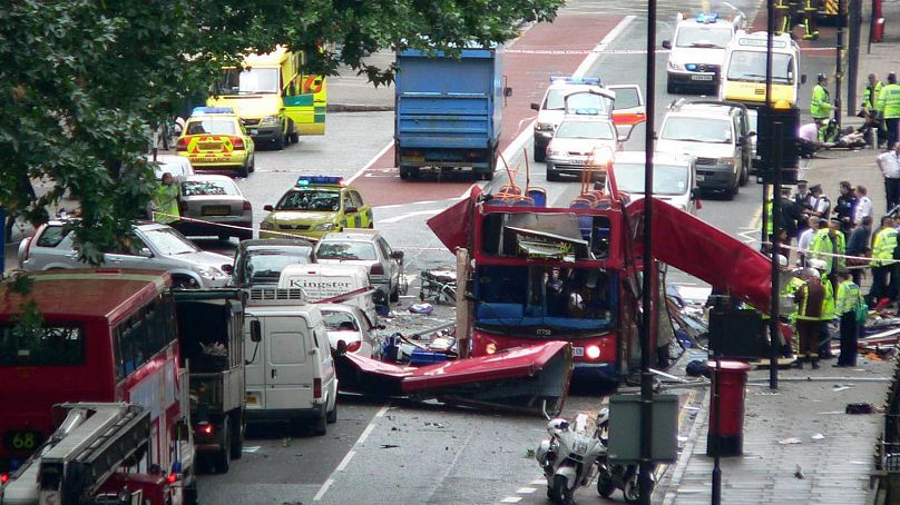 A londoni 7/7 terrortámadás egyik helyszíne