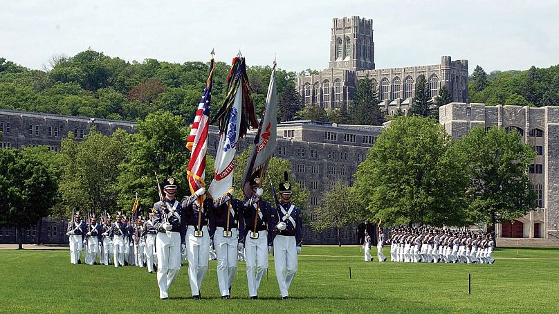 A West Point akadémia függetlenség napi szemléje