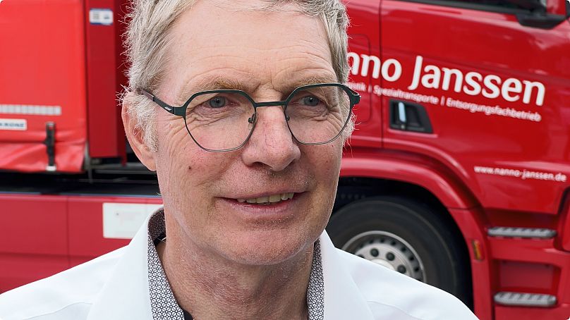 Deutschlands E-Truck-König Nanno Janssen.