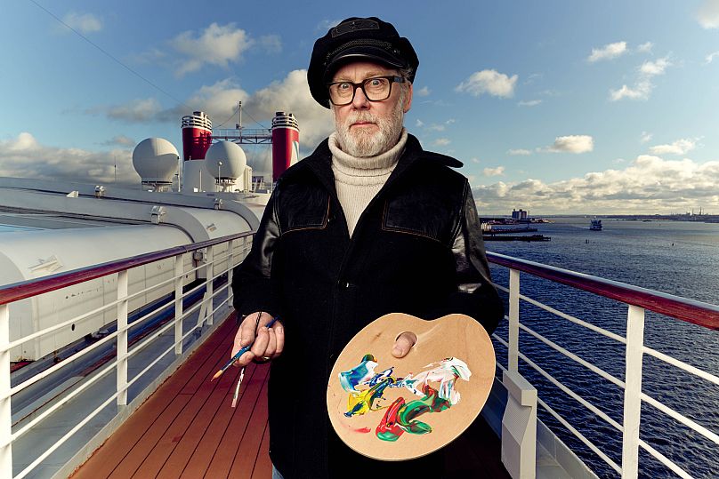 British comedian and artist Vic Reeves