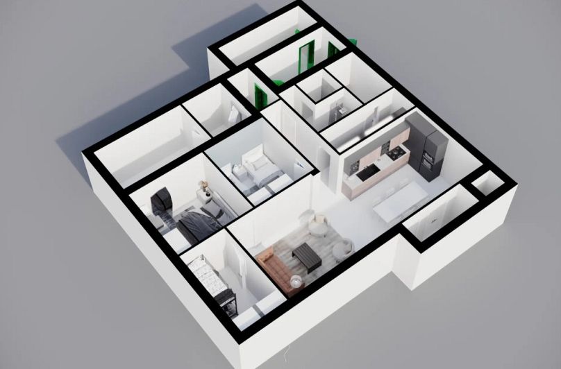 A render of the Nettuno model by Il Mio Bunker