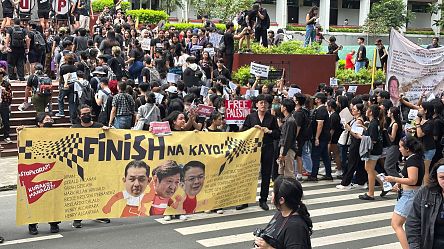 University of the Philippines students protest budget cuts