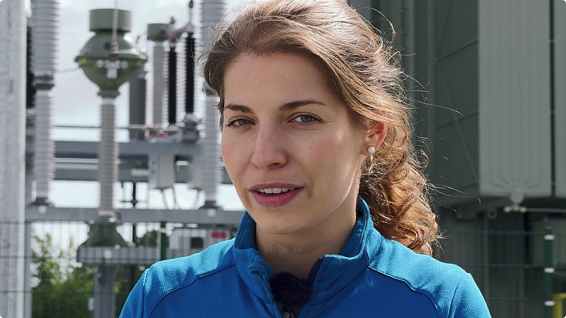 Projektleiterin Carina von Schleinitz freut sich über Nordseewind.