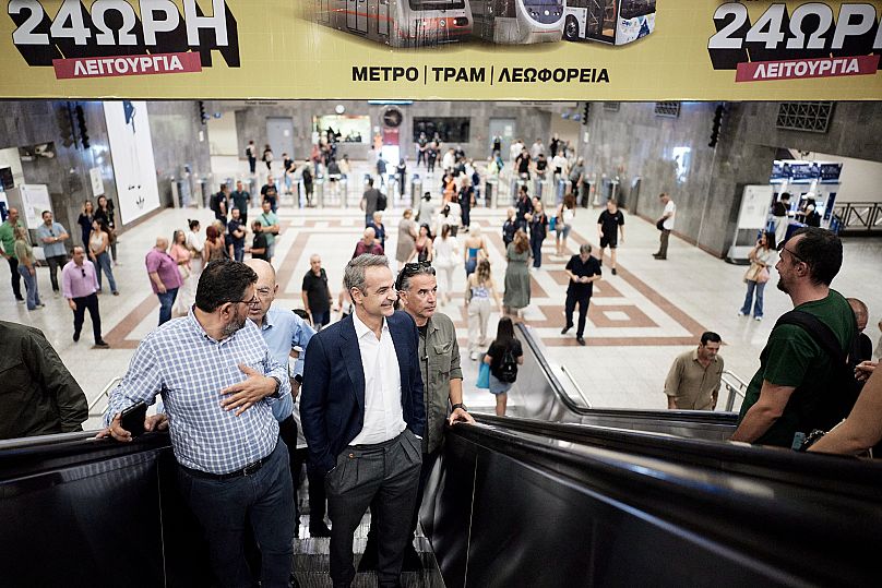 Κυριάκος Μητσοτάκης στο Σύνταγμα