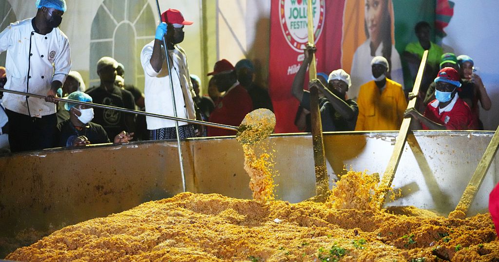 Nigerian chef Hilda Baci cooks world’s largest pot of jollof rice Nigerian chef Hilda Baci cooks world’s largest pot of jollof rice