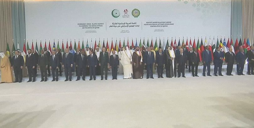 les dirigeants réunis lors du sommet de Doha, le 15 septembre 2025