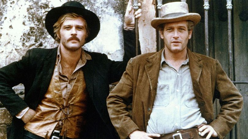 Redford (left) with Paul Newman in Butch Cassidy And The Sundance Kid