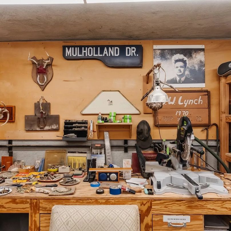 Certain spaces are still filled with Lynch's memorabilia. 