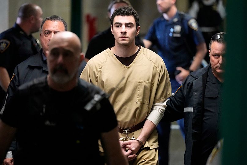 Luigi Mangione is escorted into Manhattan state court in New York, 16 September, 2025