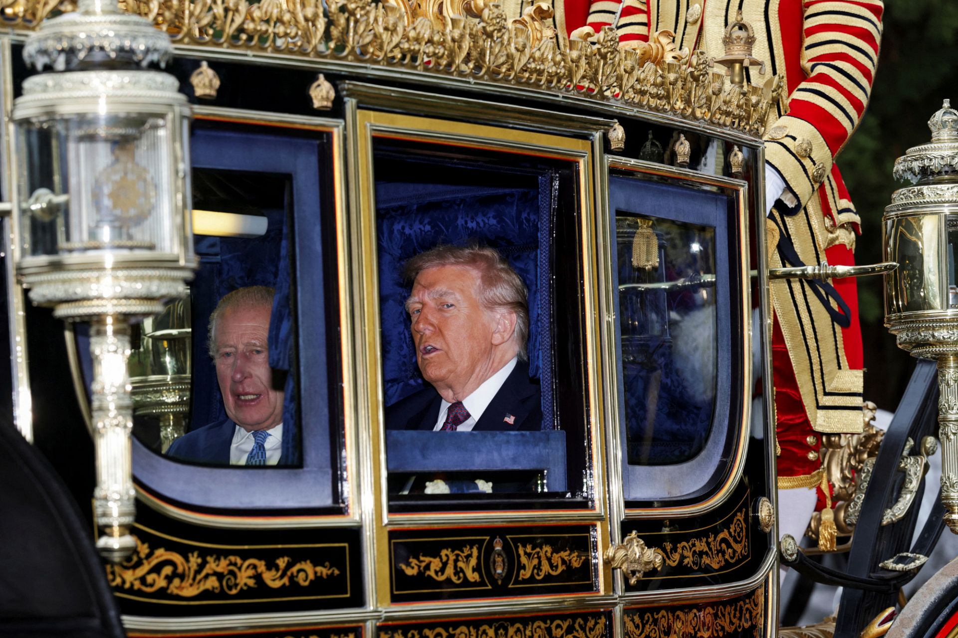 King Charles III greets Trump in Windsor at start of historic second ...