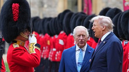 Trump accueilli au château de Windsor avec tout le faste royal