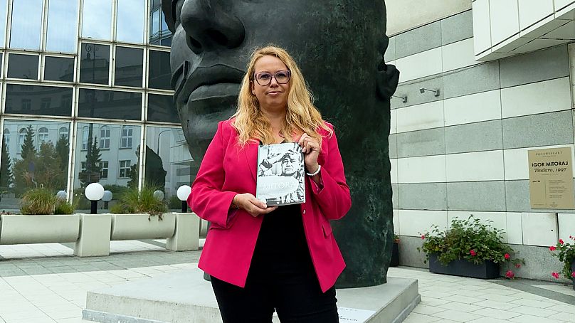 Agnieszka Stabro z biografią "Igor Mitoraj. Polak o włoskim sercu"