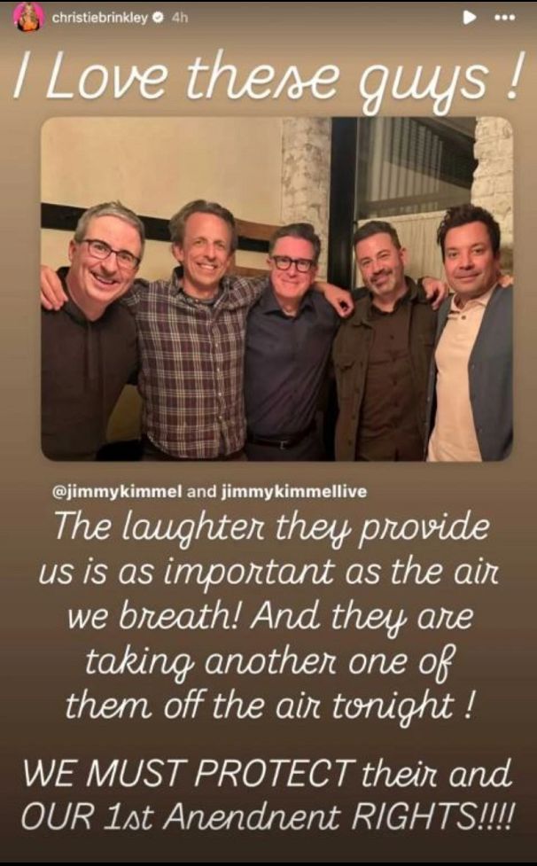 Christie Brinkley's post