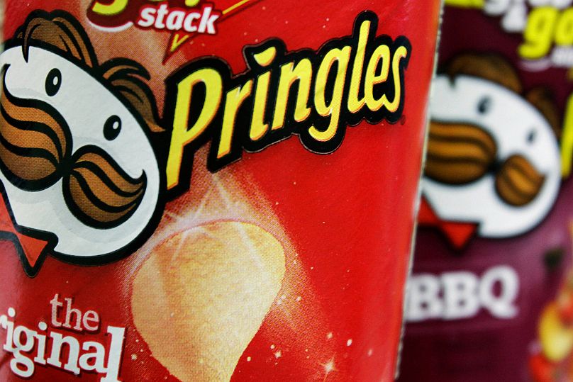  Des chips Pringles dans un magasin d'alimentation à West Bath, dans le Maine, USA