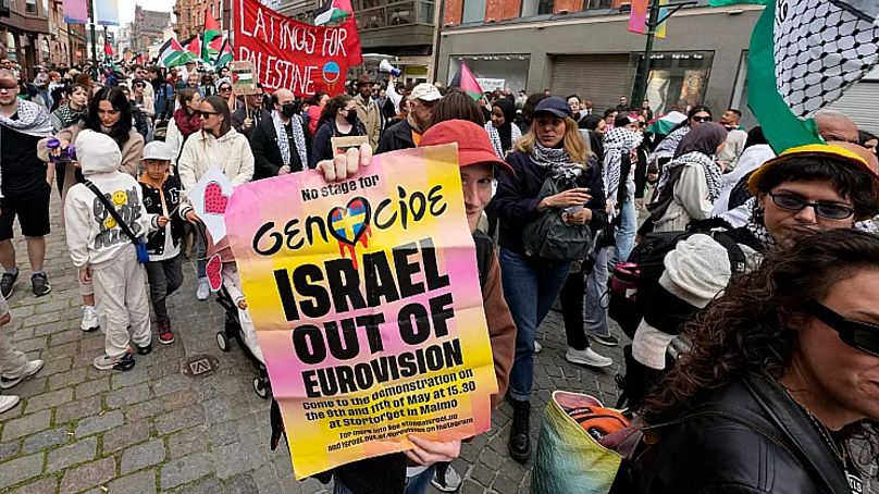 Protests at this year's Eurovision Song Contest