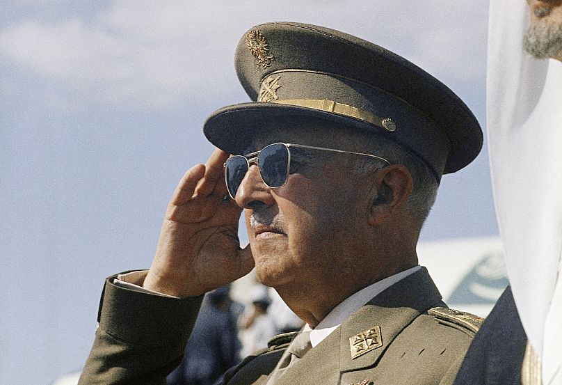 Spanish dictator Francisco Franco in Madrid, 15 June, 1966