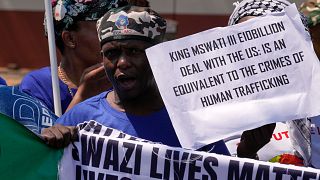 Eswatini protesters rally at US Embassy over deportation deal