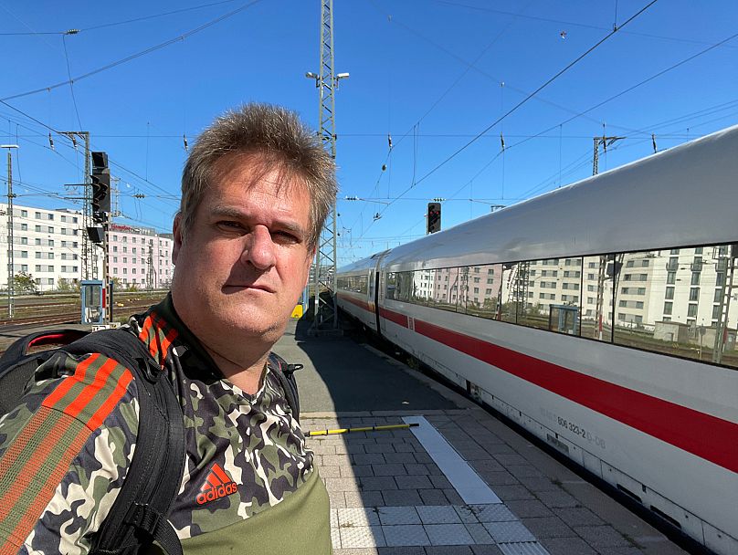 Eric Deyerler ist in ganz Europa mit der Bahn unterwegs. 