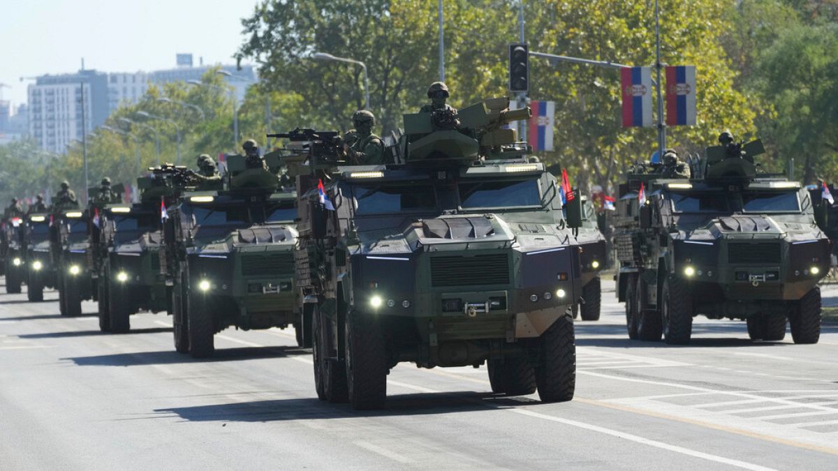 Serbia stages massive military parade, described as 'country's biggest display of army strength'
