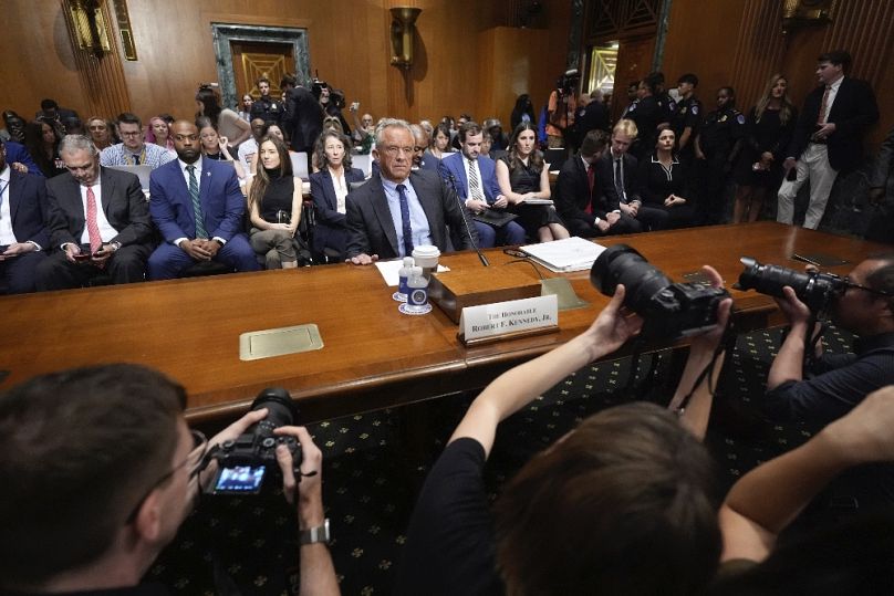 Robert F. Kennedy Jr. a szenátus pénzügyi bizottság meghallgatásán, 2025. szeptember 4-én